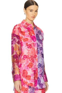 Women Aje Matching Sets>Vision Oversized Linen Shirt