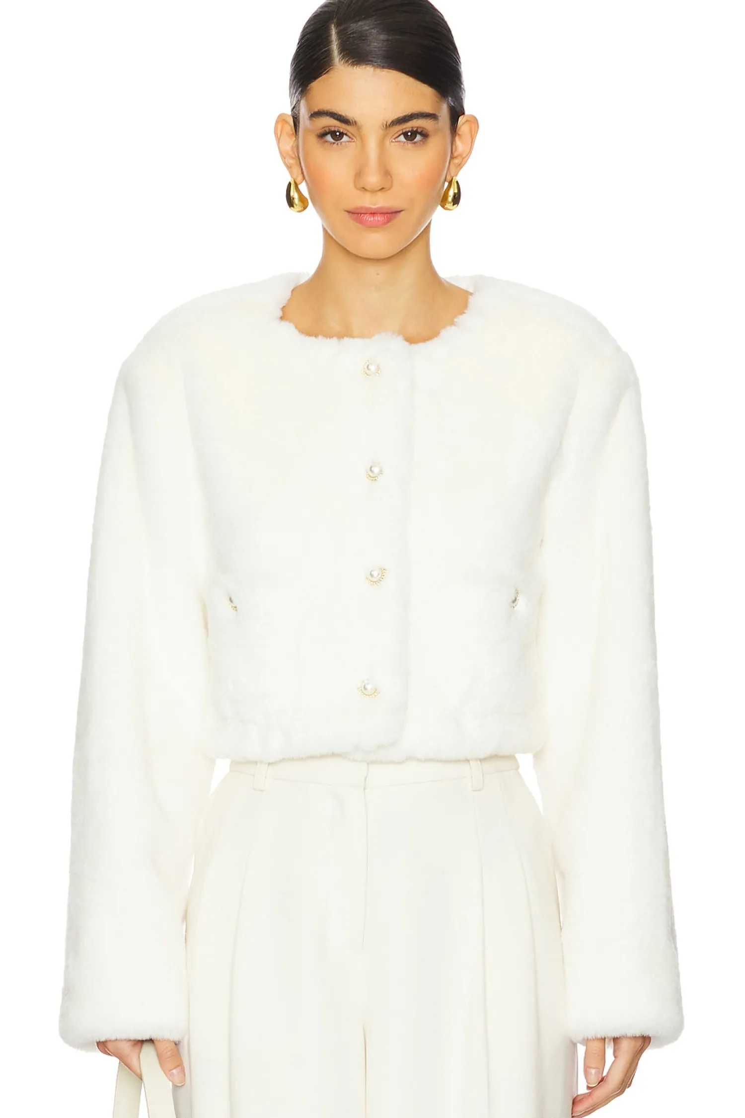 Women MAJORELLE Jackets & Coats>Vittoria Faux Fur Jacket