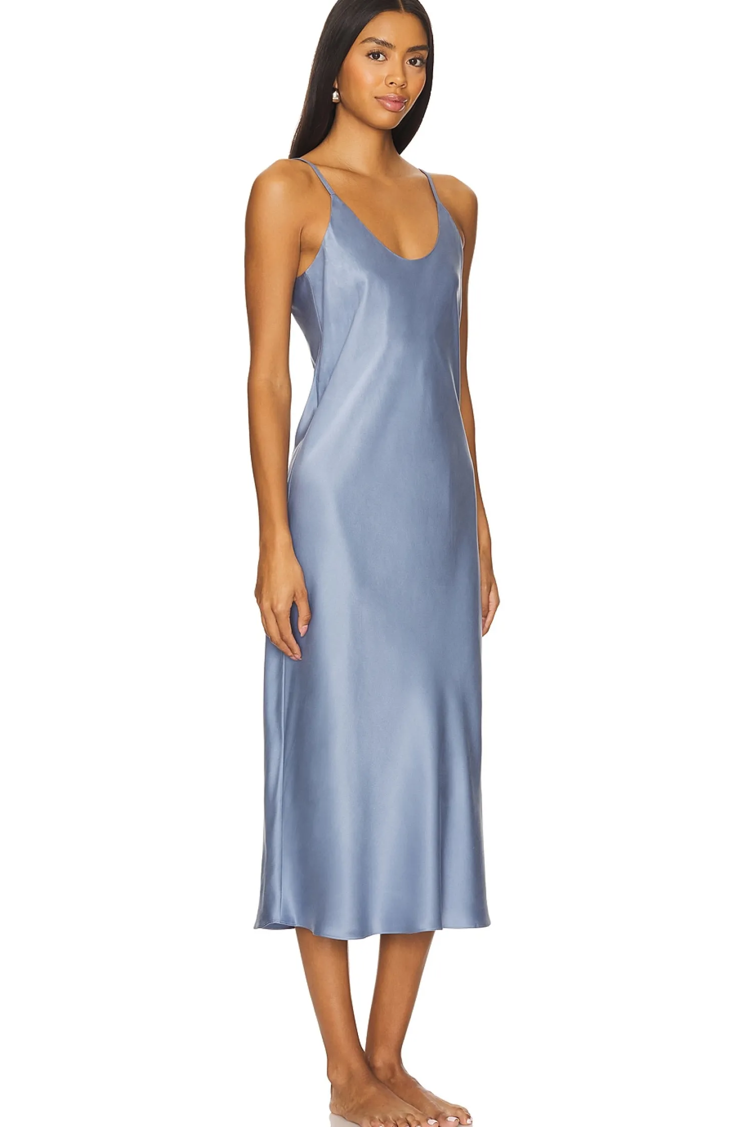 Women LUNYA Lingerie & Sleepwear>Washable Silk Bias Slip Dress