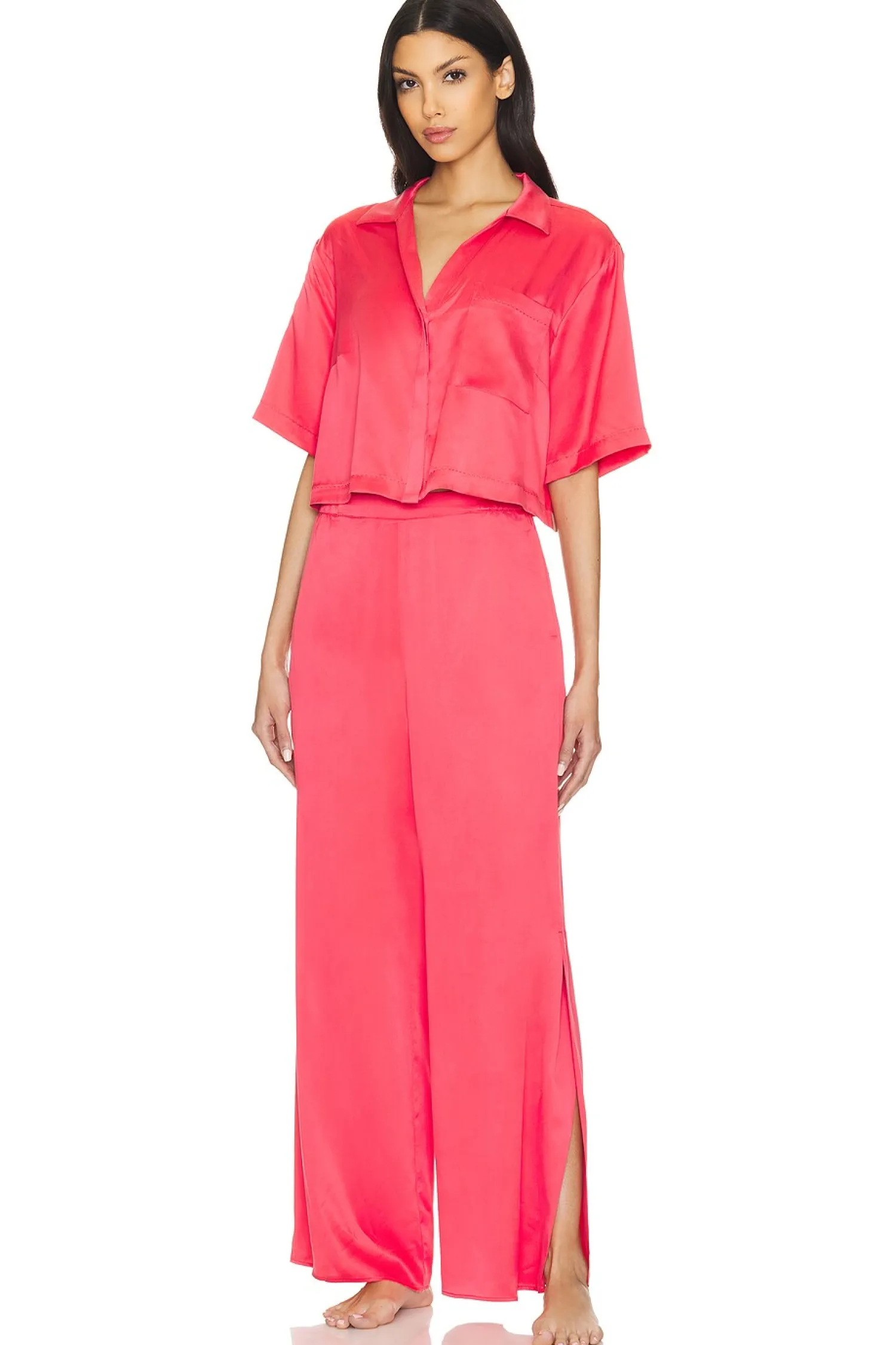 Women LUNYA Loungewear>Washable Silk High Rise Pant Set