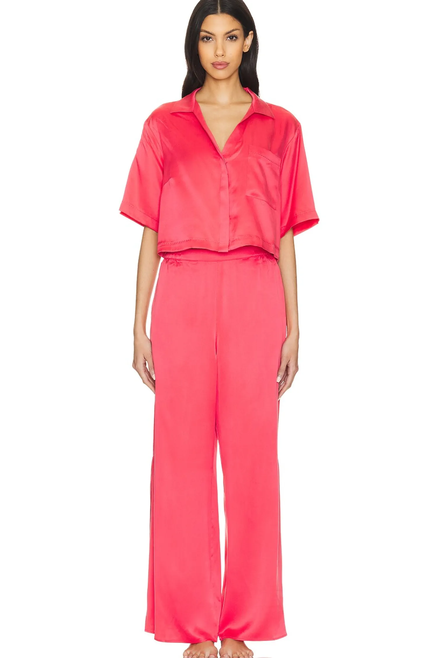 Women LUNYA Loungewear>Washable Silk High Rise Pant Set