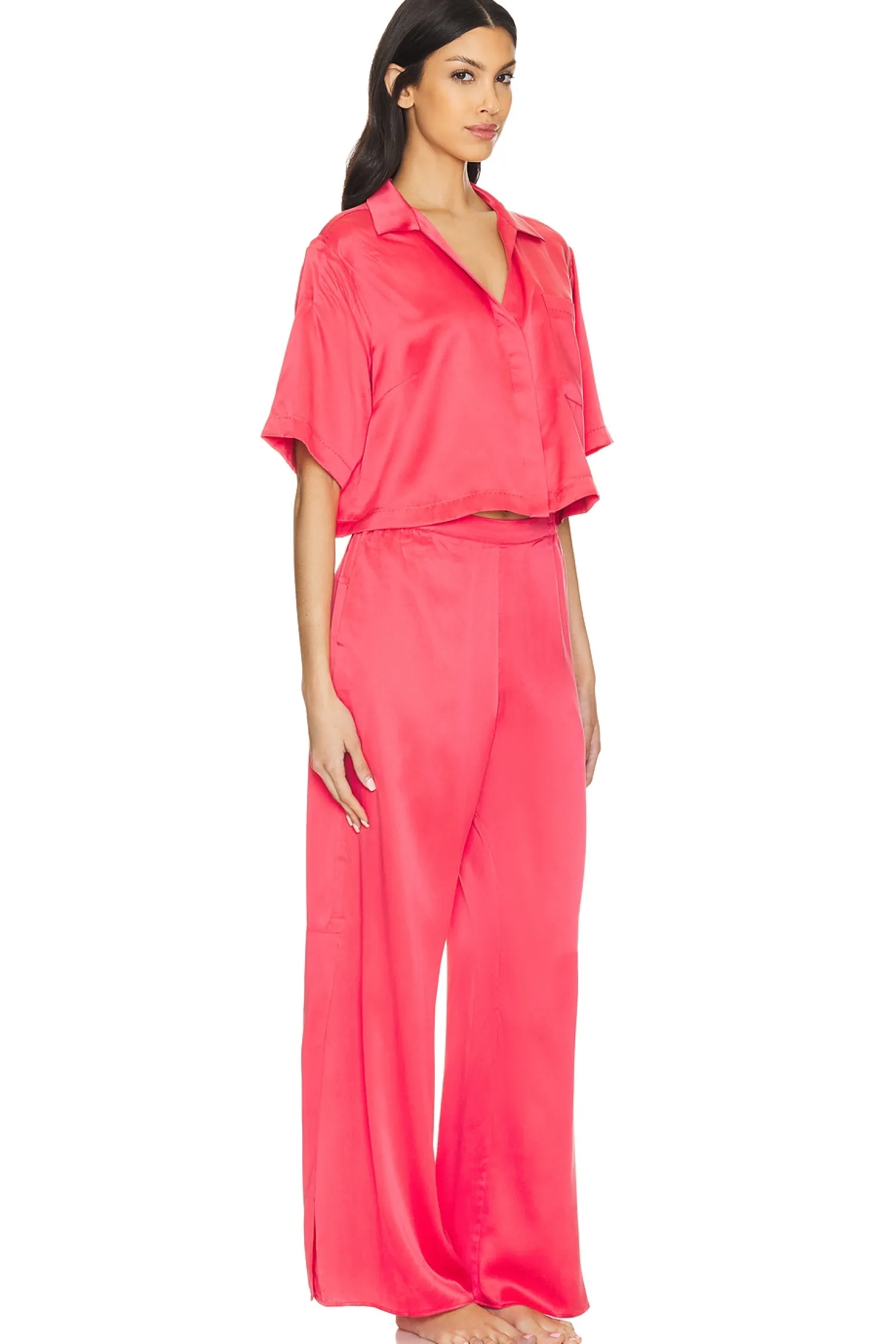 Women LUNYA Loungewear>Washable Silk High Rise Pant Set