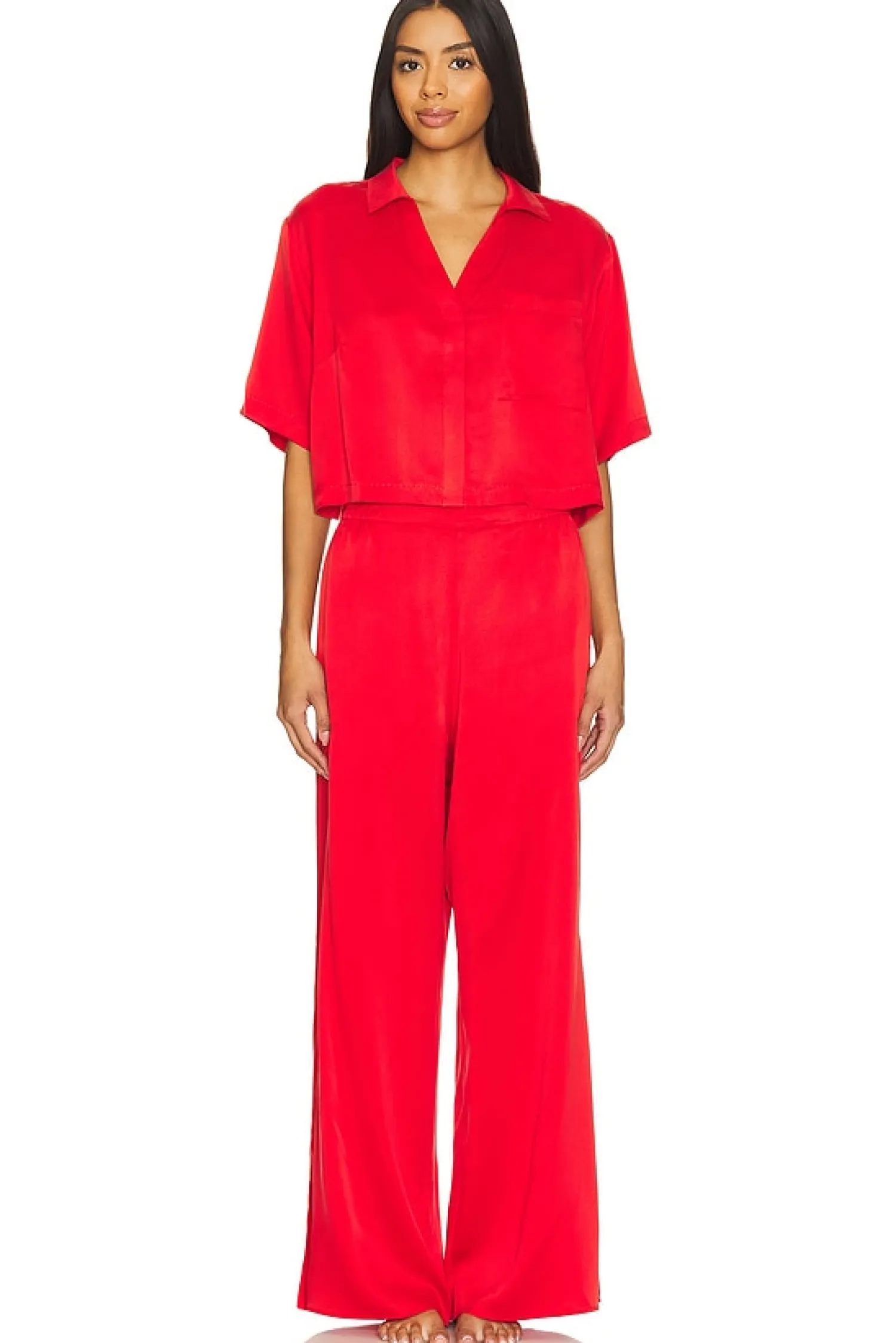 Women LUNYA Loungewear>Washable Silk High Rise Pant Set