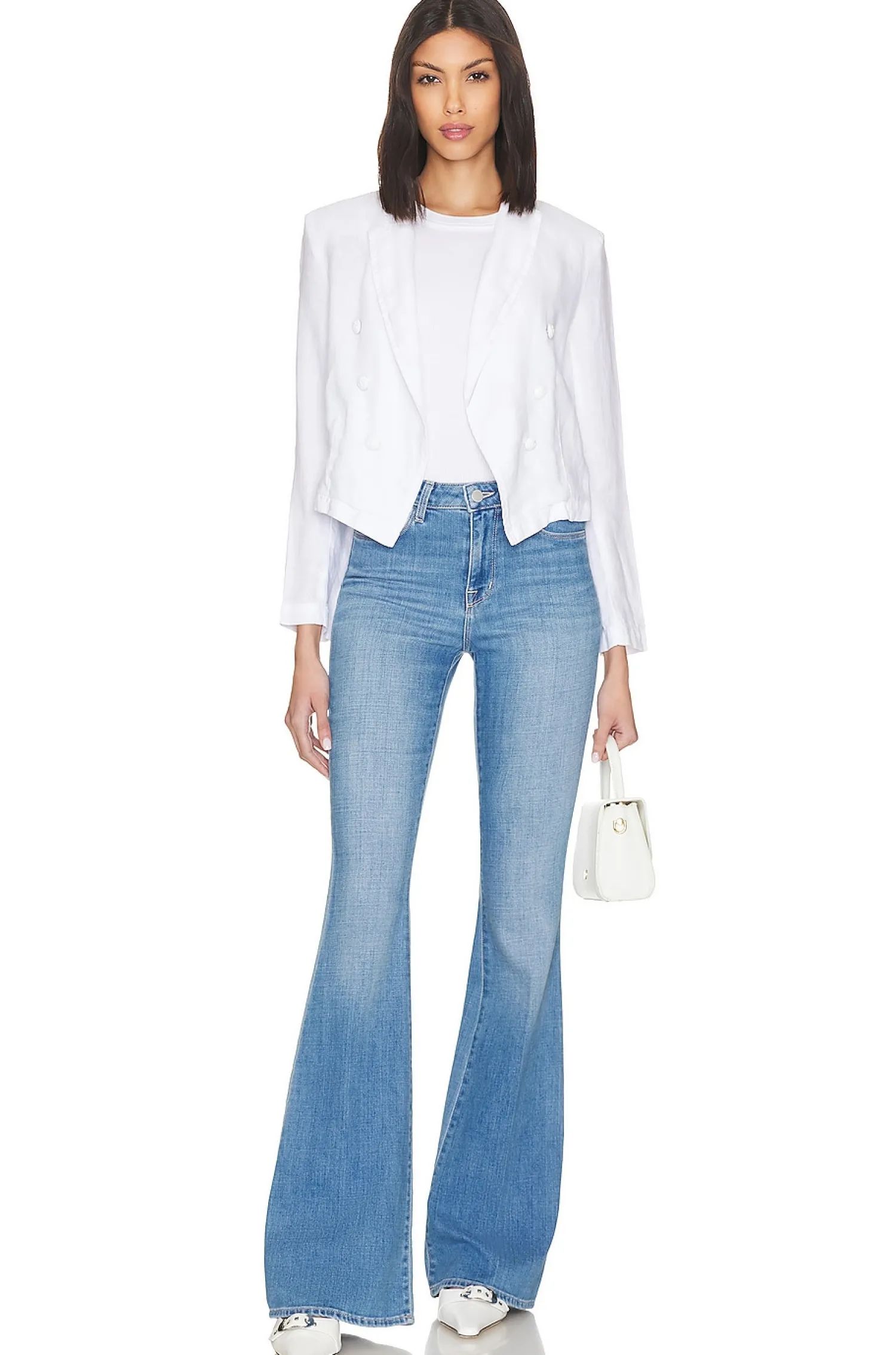 Women L'AGENCE Jackets & Coats>Wayne Crop Double Breasted Jacket