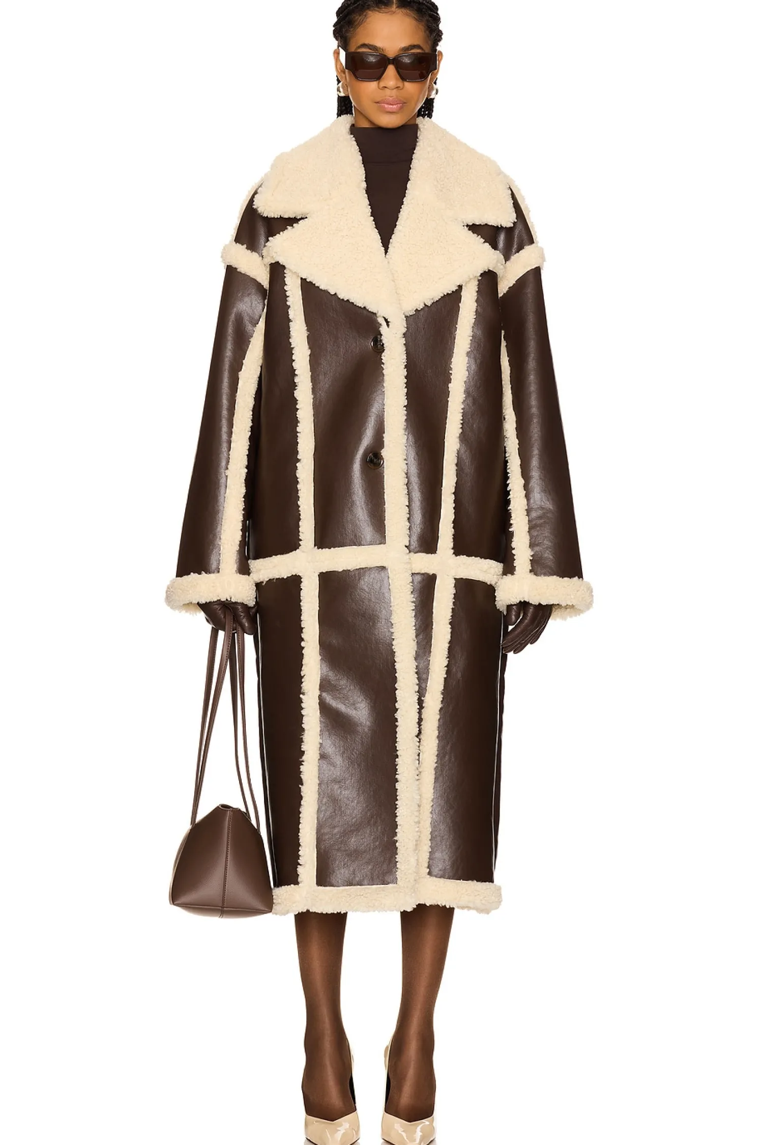 Women Lovers and Friends Jackets & Coats>Wayne Faux Shearling Coat