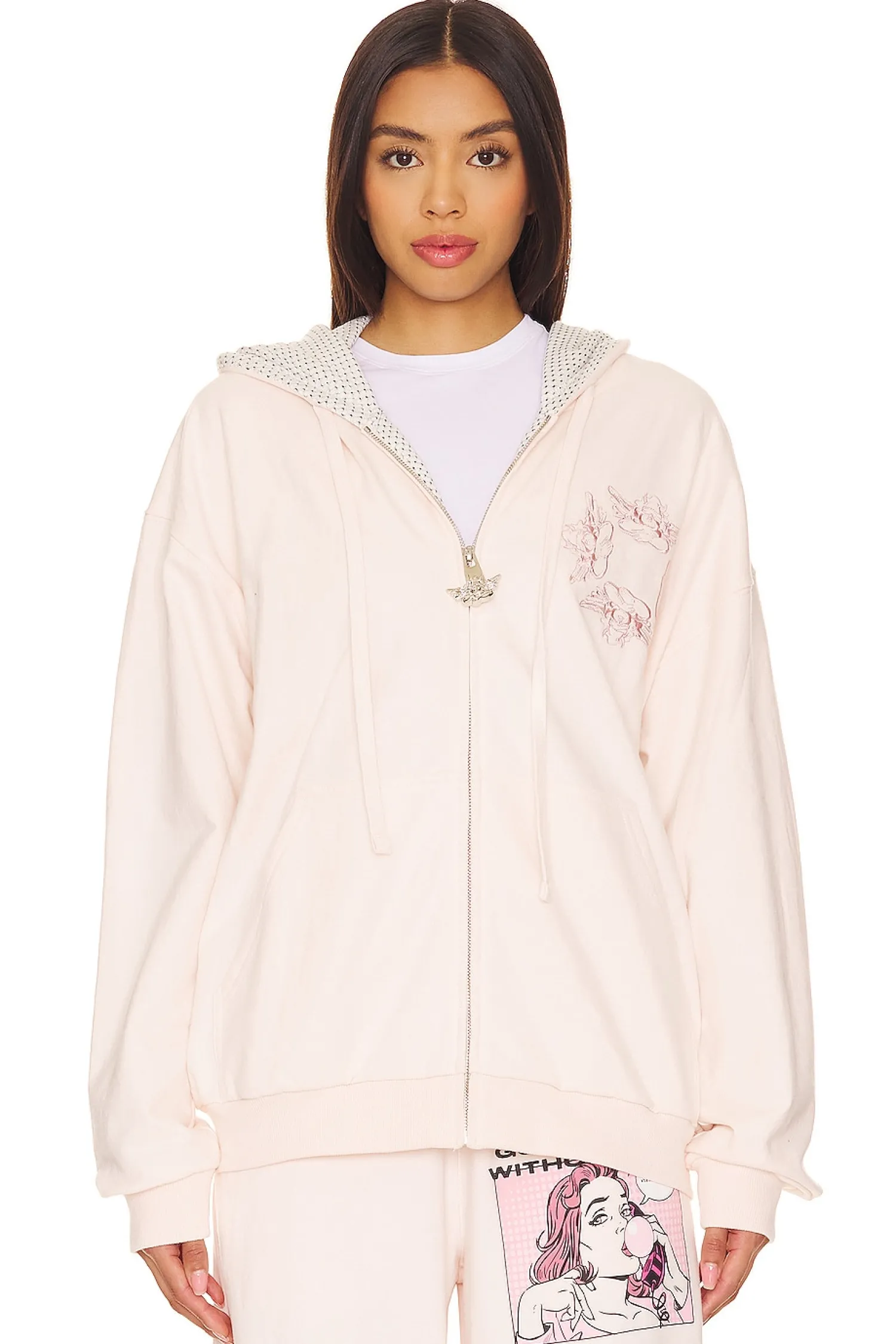 Women Boys Lie Loungewear>What Are You Going To Do Without Him Zip-up Hoodie