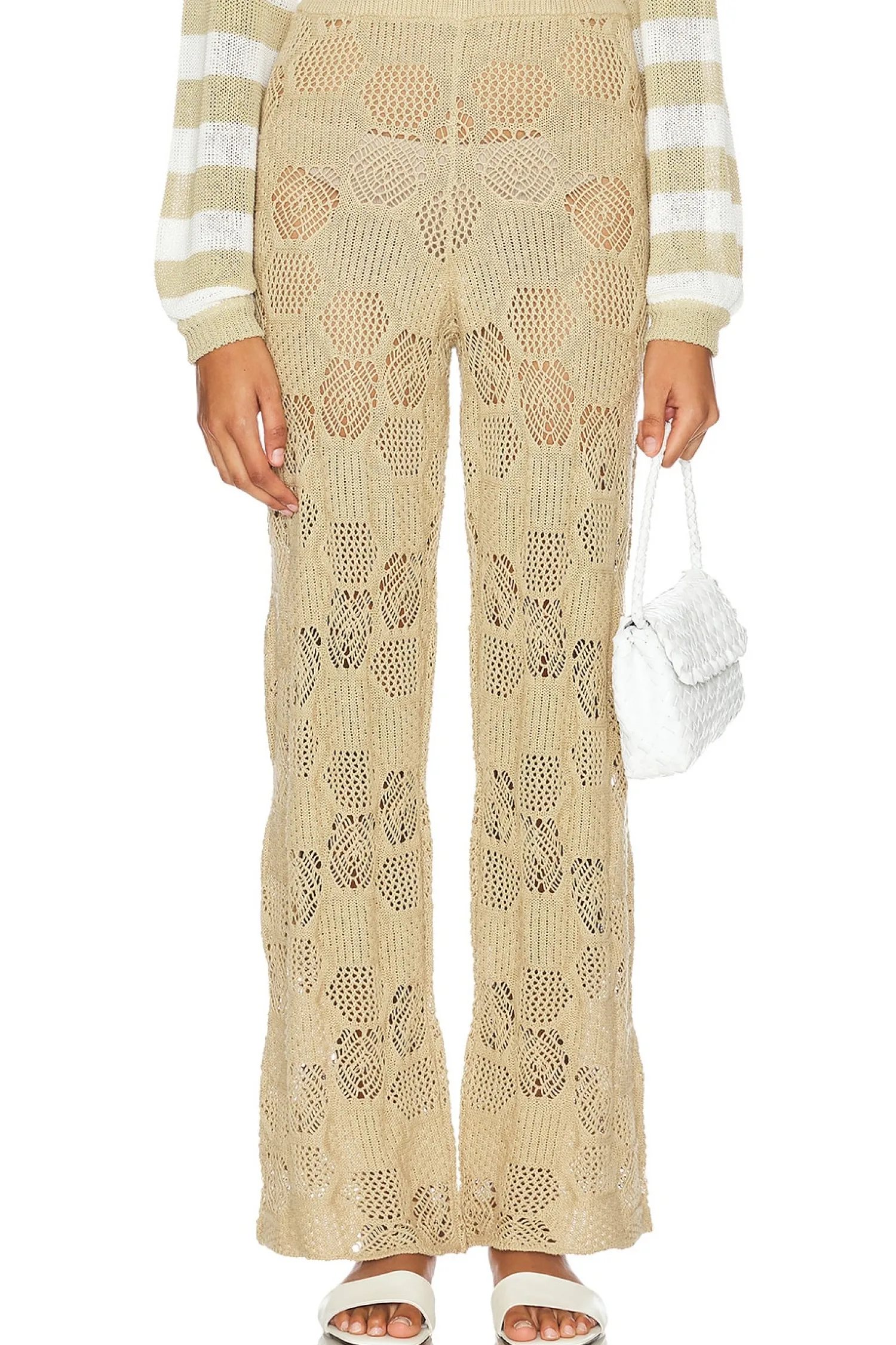 Women WeWoreWhat Pants>Wide Leg Pants