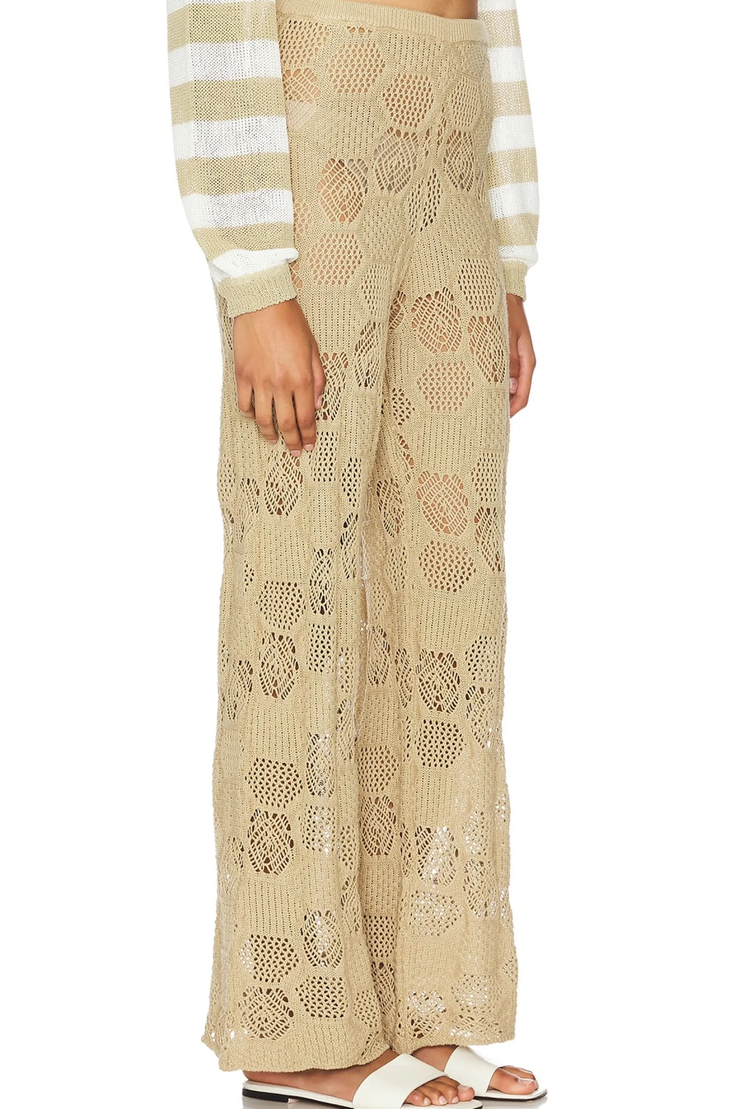 Women WeWoreWhat Pants>Wide Leg Pants