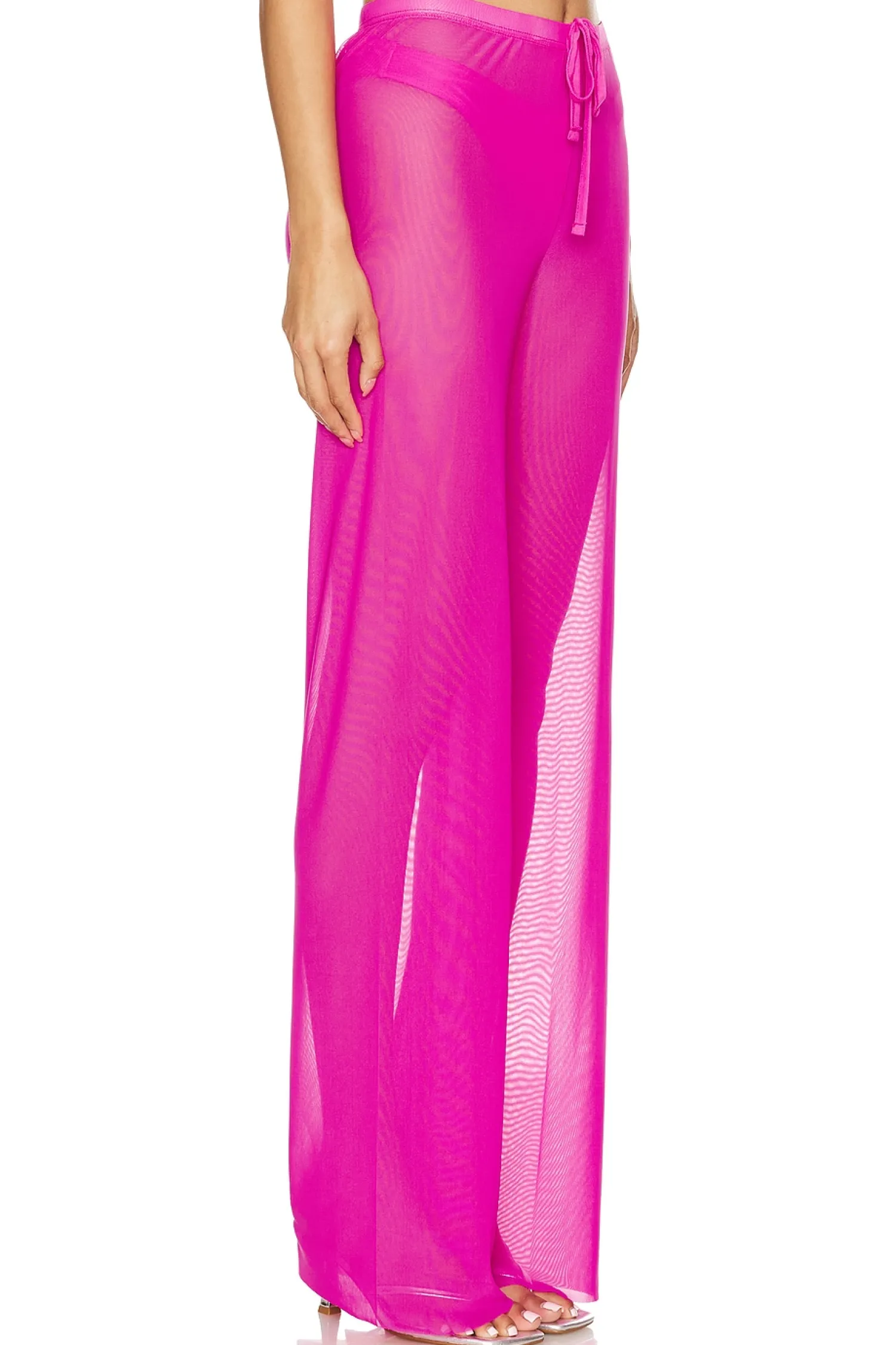 Women Good American Pants>Wide Mesh Pants