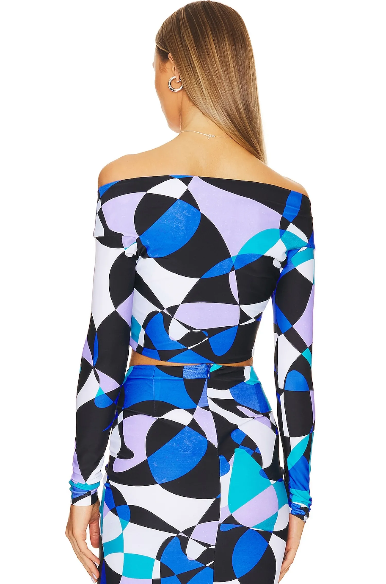 Women The New Arrivals by Ilkyaz Ozel Matching Sets>Wide Neck Top