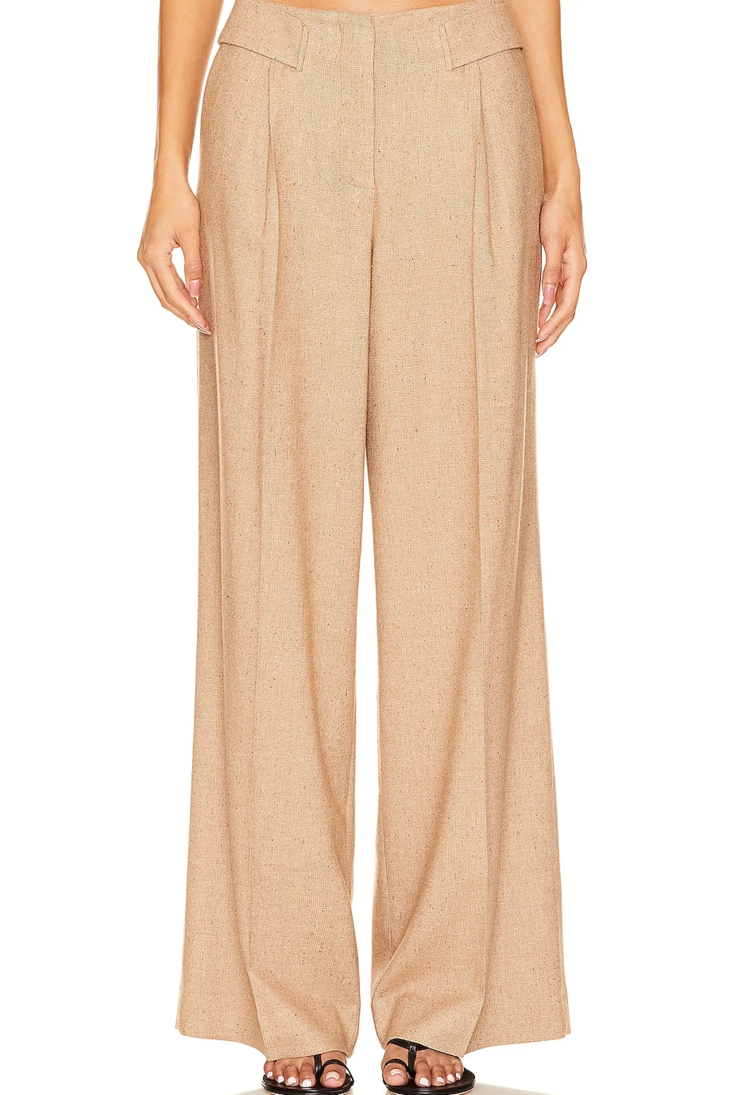Women REMAIN Pants>Wide Pant With Eyelet Belt