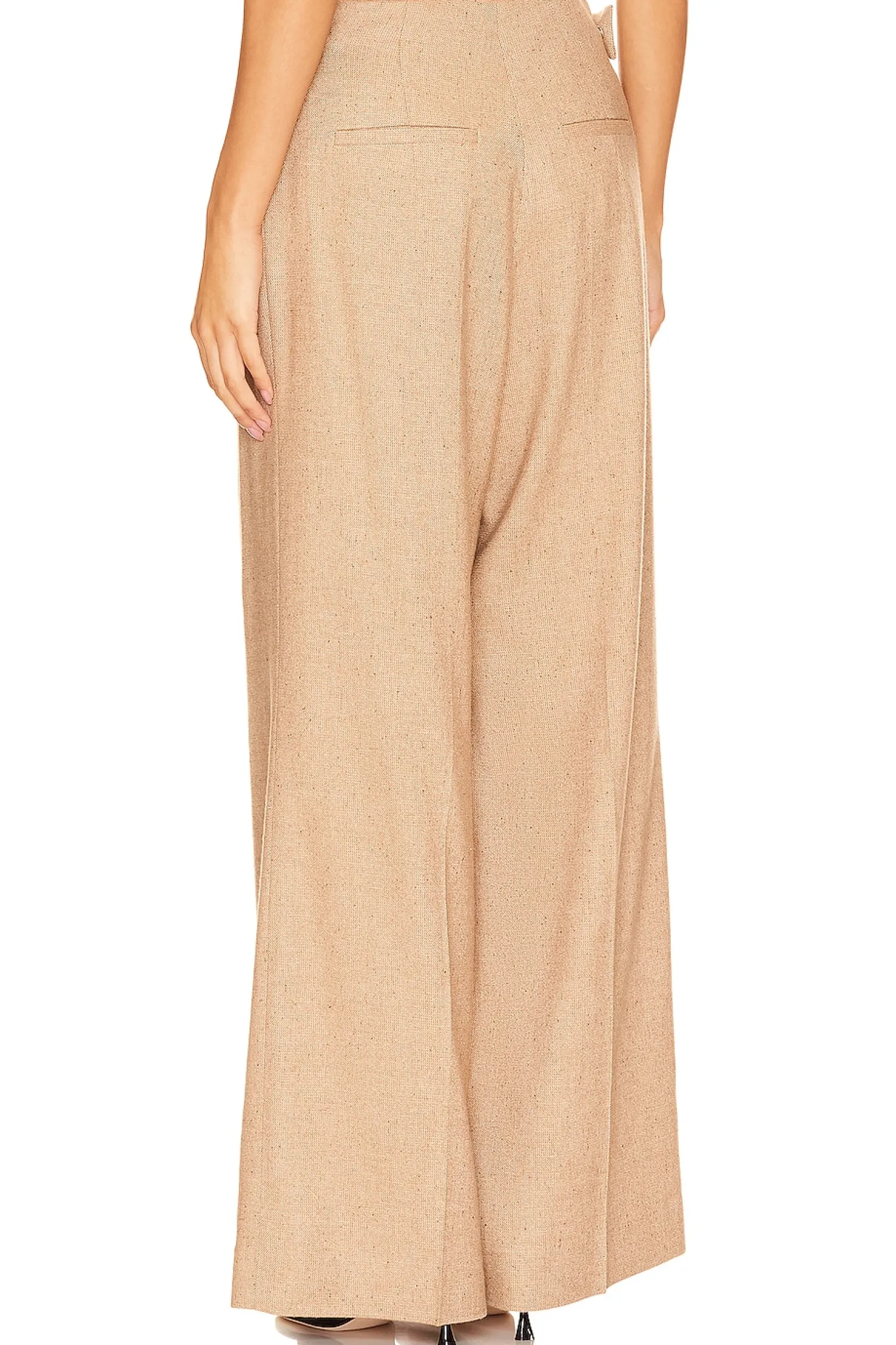 Women REMAIN Pants>Wide Pant With Eyelet Belt