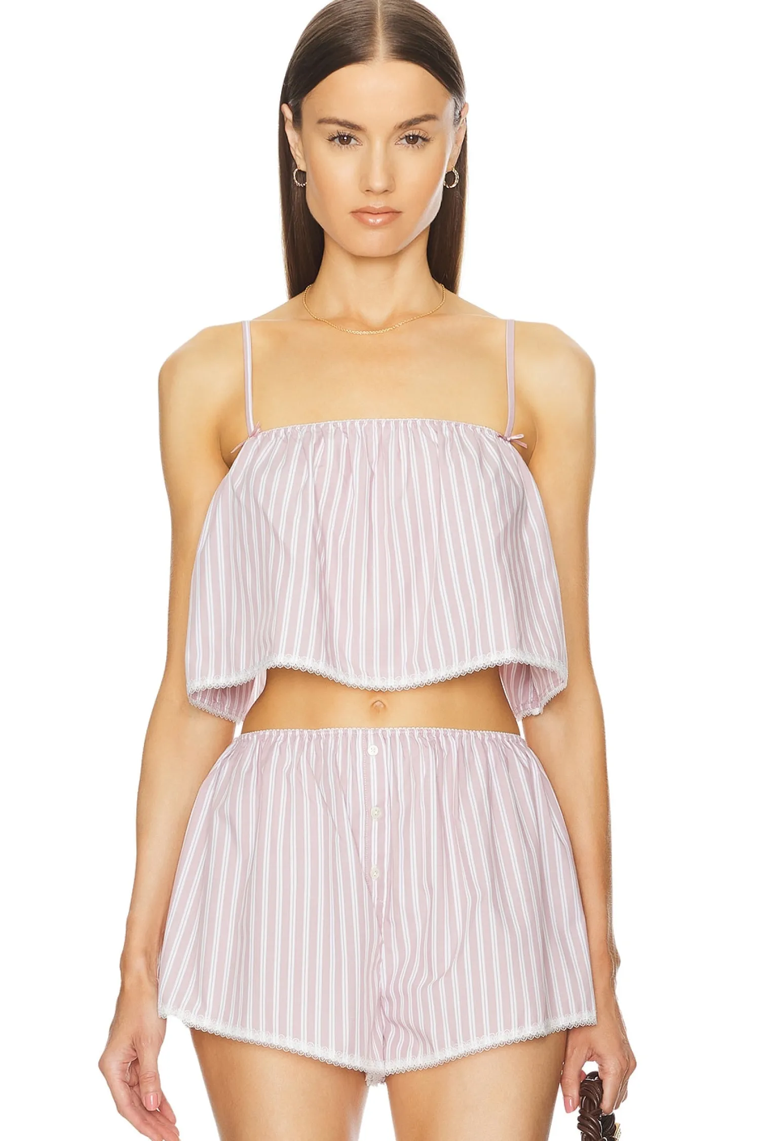 Women Helsa Matching Sets>Wide Stripe Poplin Camisole
