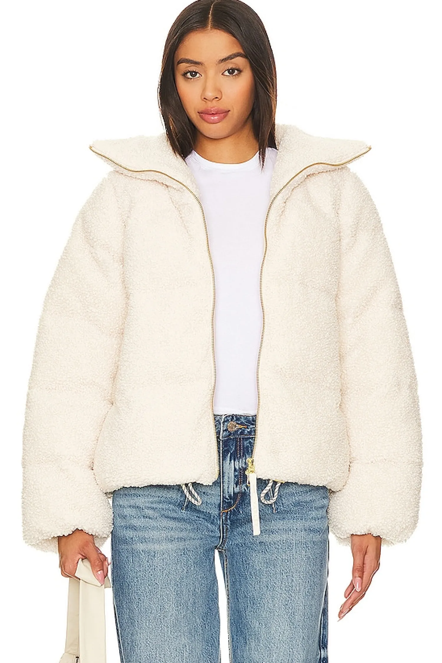 Women Varley Jackets & Coats>Wilkins Sherpa Puffer Jacket