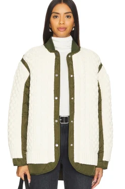 Women Rag & Bone Jackets & Coats>Winnie Mixed Media Jacket