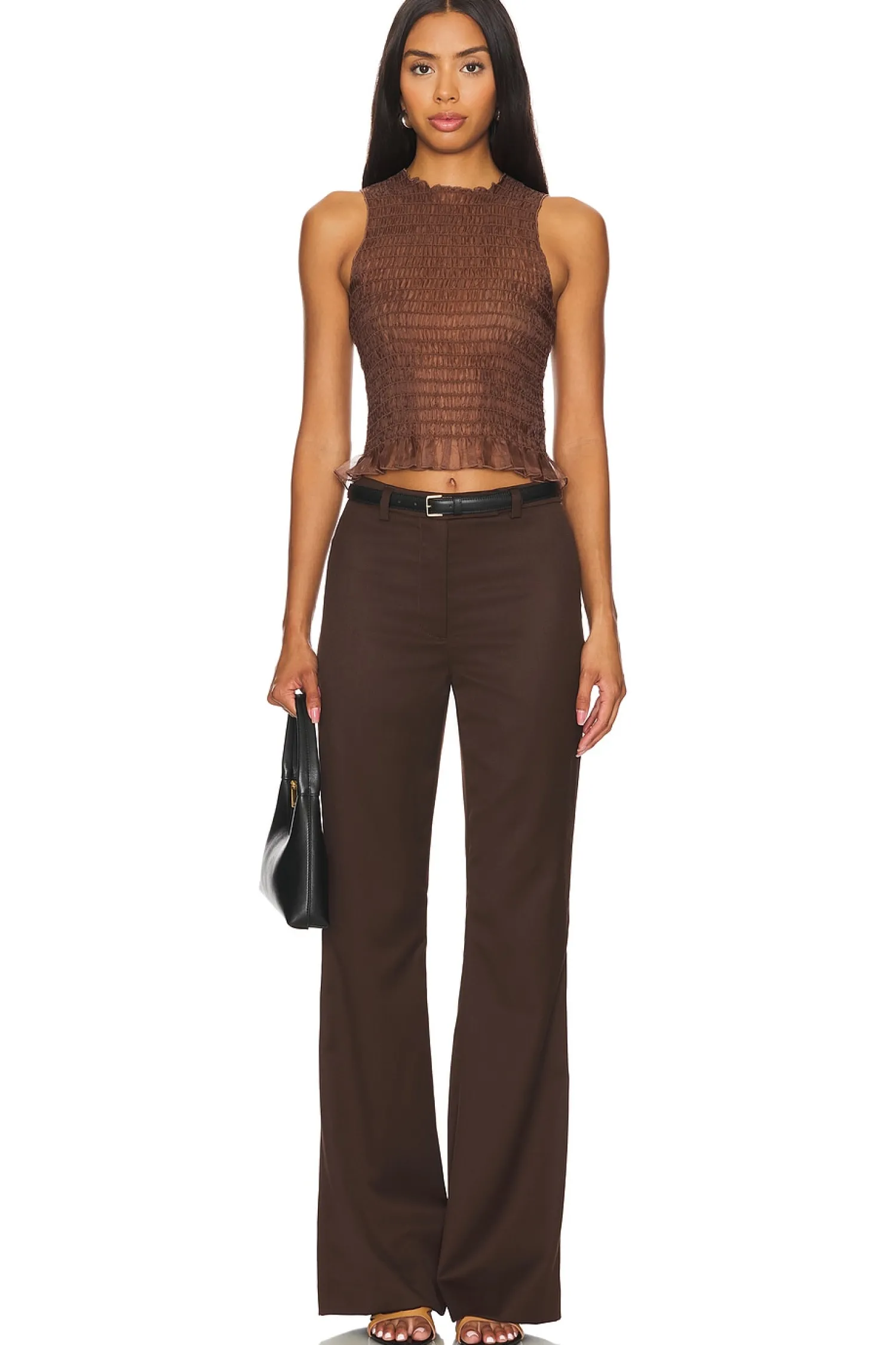 Women Apres Studio Pants>Wool High Waist Pant