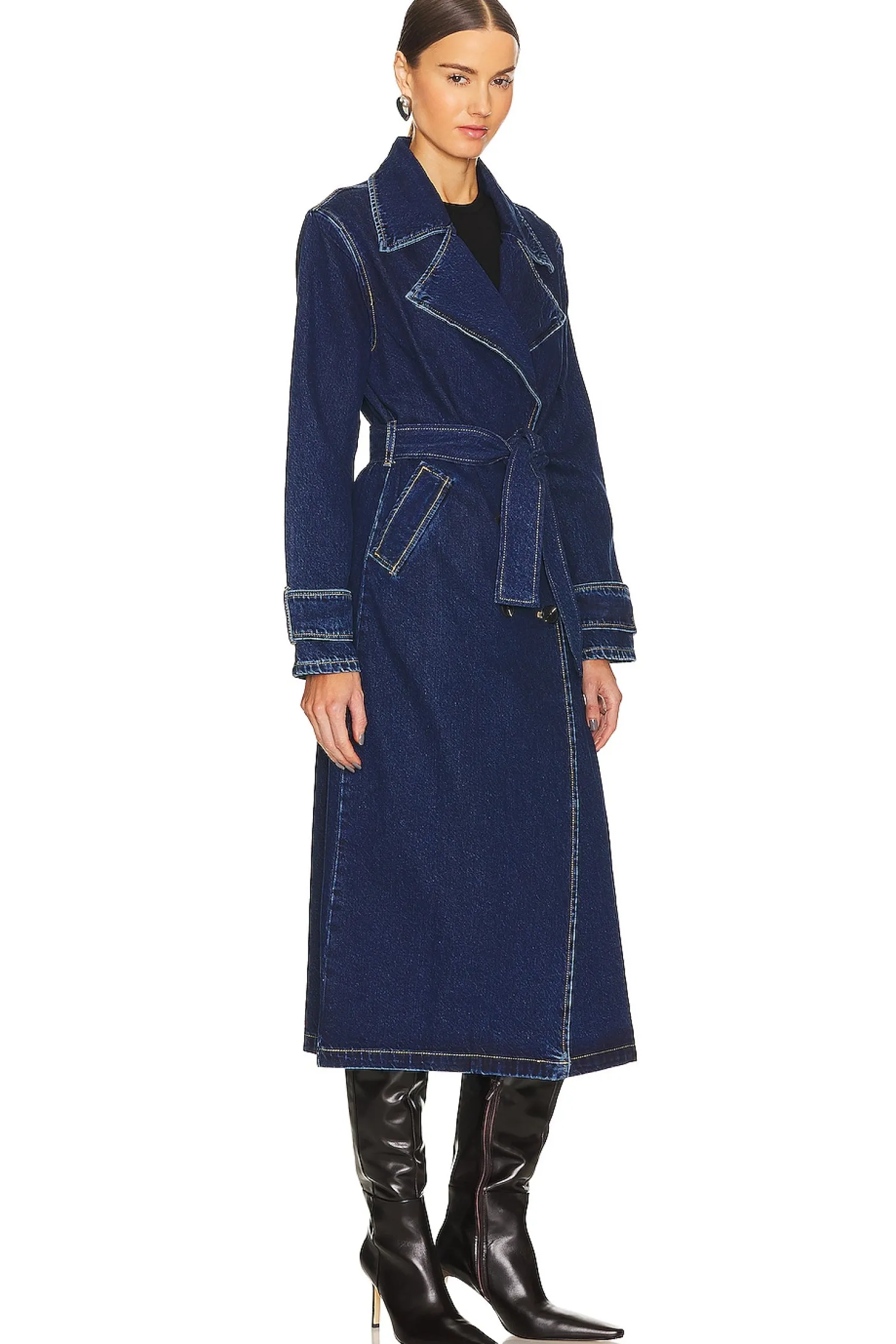 Women SNDYS Jackets & Coats>Wren Denim Trench