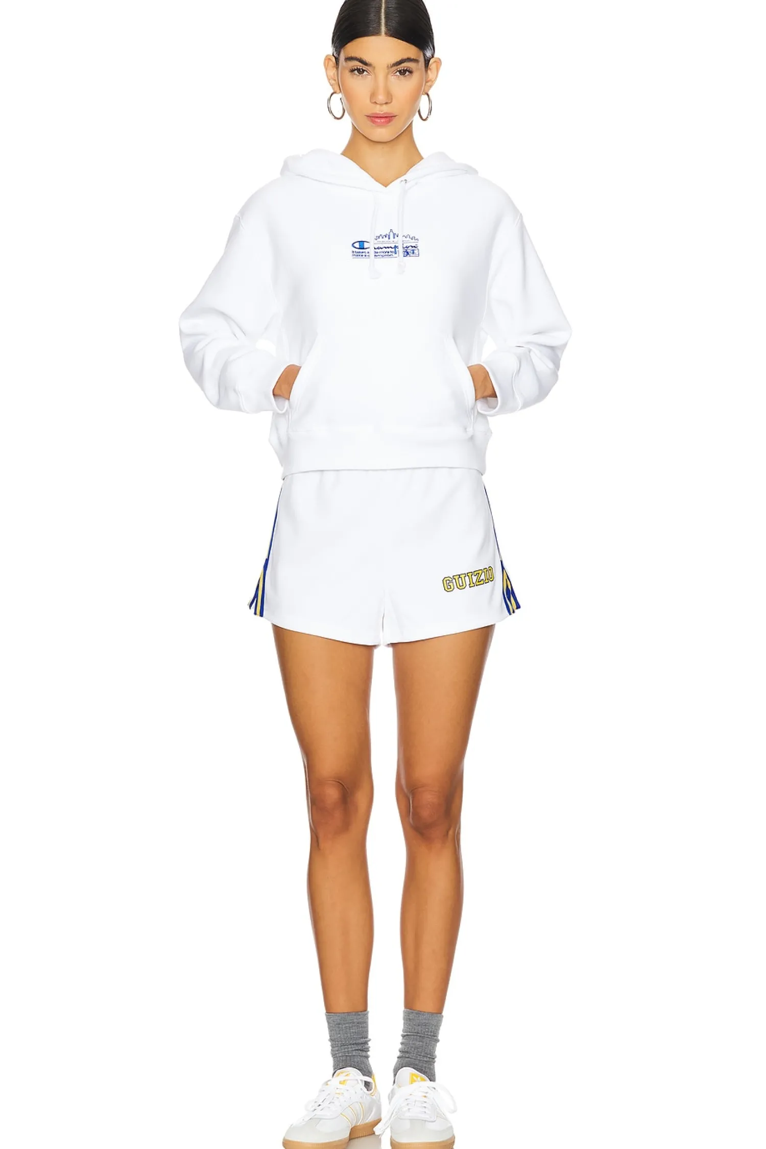 Women Champion Matching Sets|Loungewear>X Guizio Shrunken Pullover Hoodie