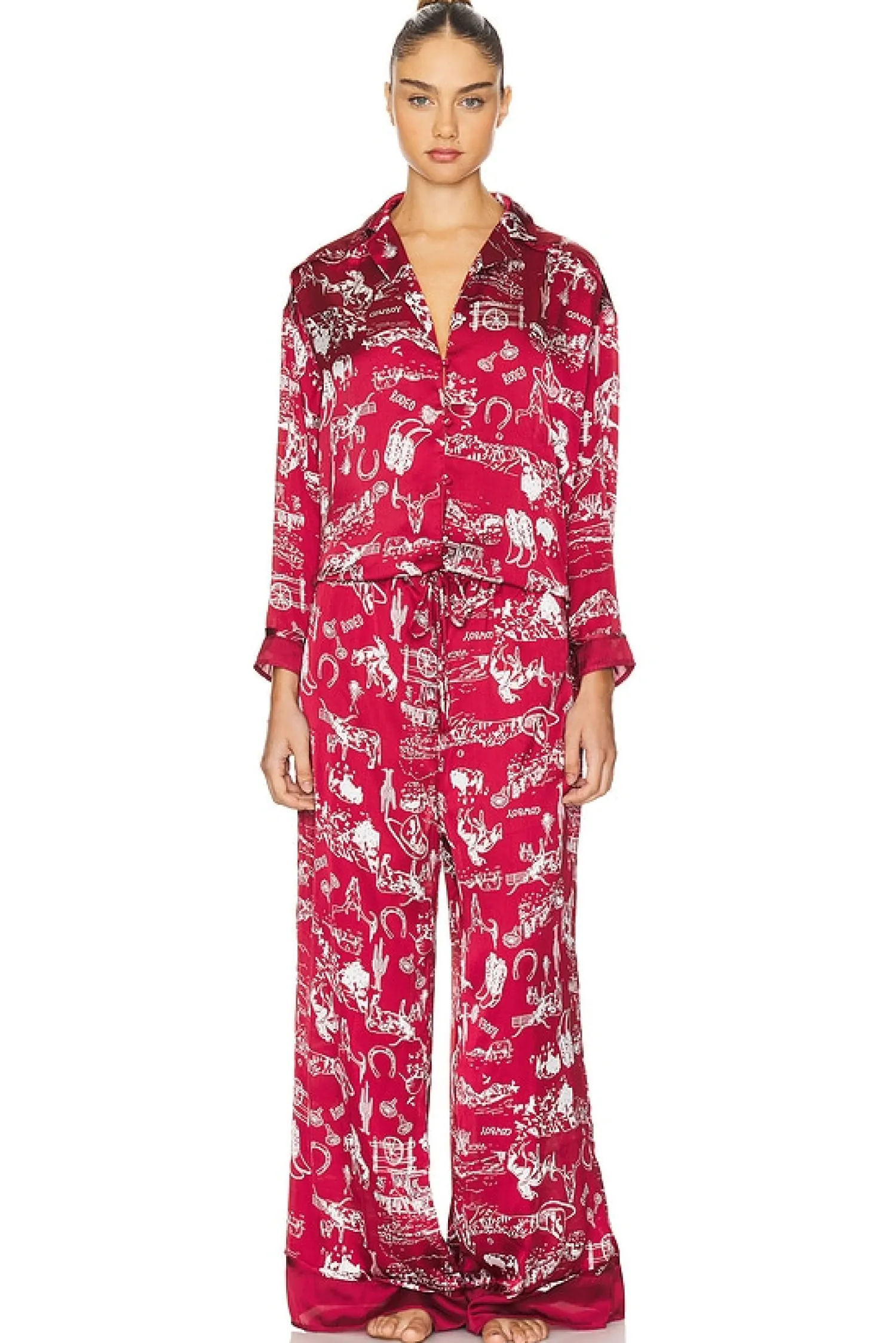 Women Free People Lingerie & Sleepwear>x Intimately FP Dreamy Days Pajama Set In Vintage Combo