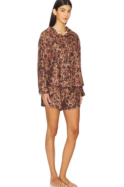 Women Free People Lingerie & Sleepwear>x Intimately FP Early Morning Sleep Set In Natural Combo