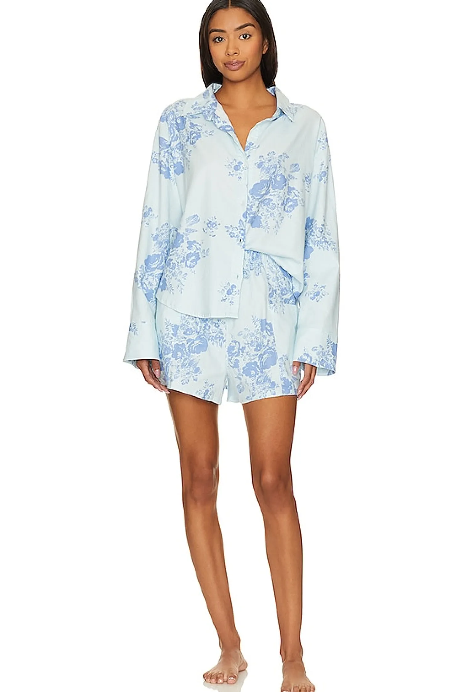 Women Free People Lingerie & Sleepwear>x Intimately FP Early Morning Sleep Set In Natural Combo