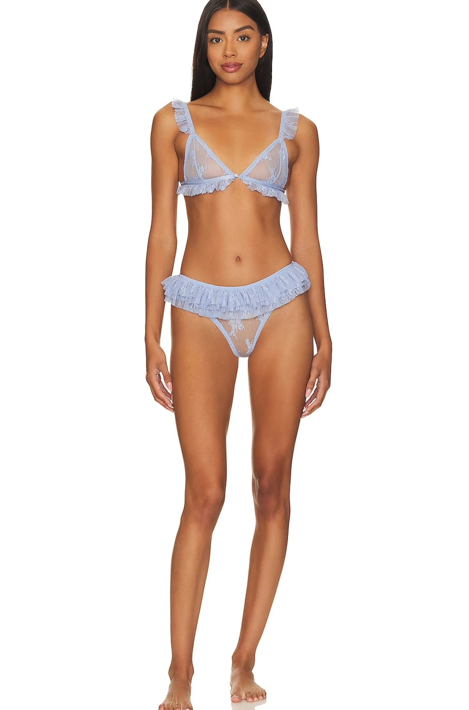 Women Free People Lingerie & Sleepwear>x Intimately FP Feeling Frilly Triangle Bralette In