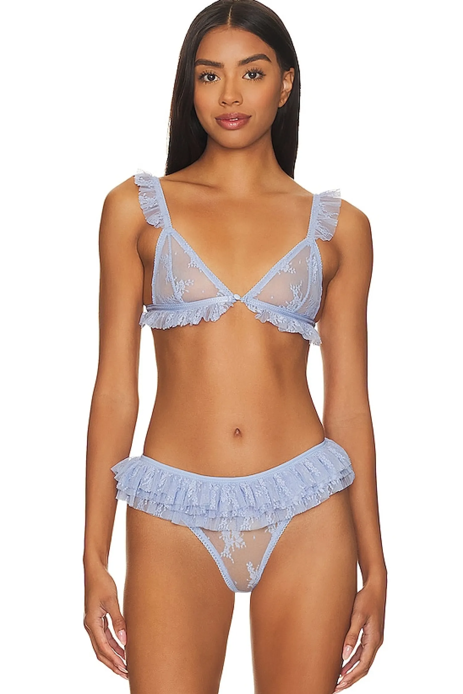Women Free People Lingerie & Sleepwear>x Intimately FP Feeling Frilly Triangle Bralette In