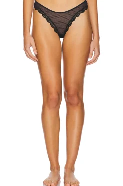 Women Free People Lingerie & Sleepwear>x Intimately FP Mid Week Thong In Black Combo