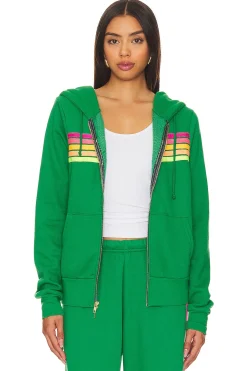 Women Aviator Nation Loungewear>X REVOLVE 5 Stripe Hoodie
