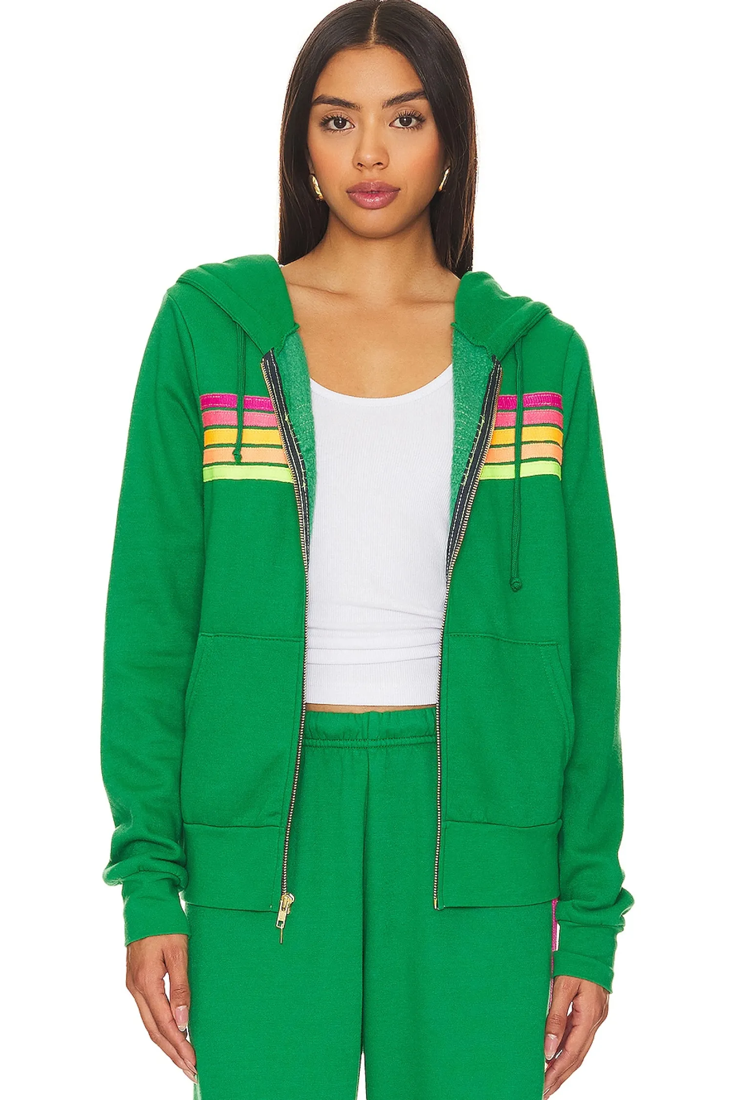 Women Aviator Nation Loungewear>X REVOLVE 5 Stripe Hoodie