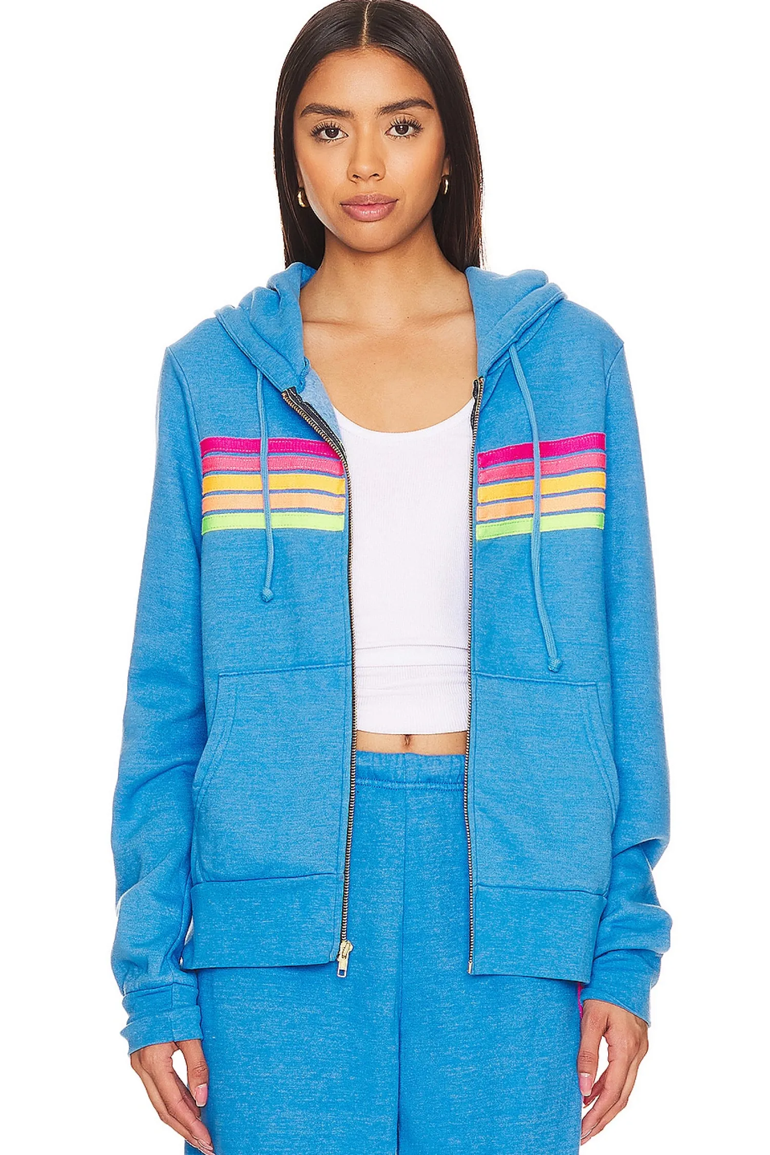 Women Aviator Nation Loungewear>X Revolve 5 Stripe Hoodie