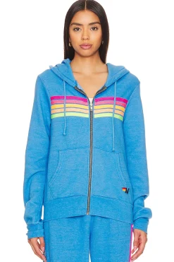 Women Aviator Nation Loungewear>X Revolve 5 Stripe Hoodie