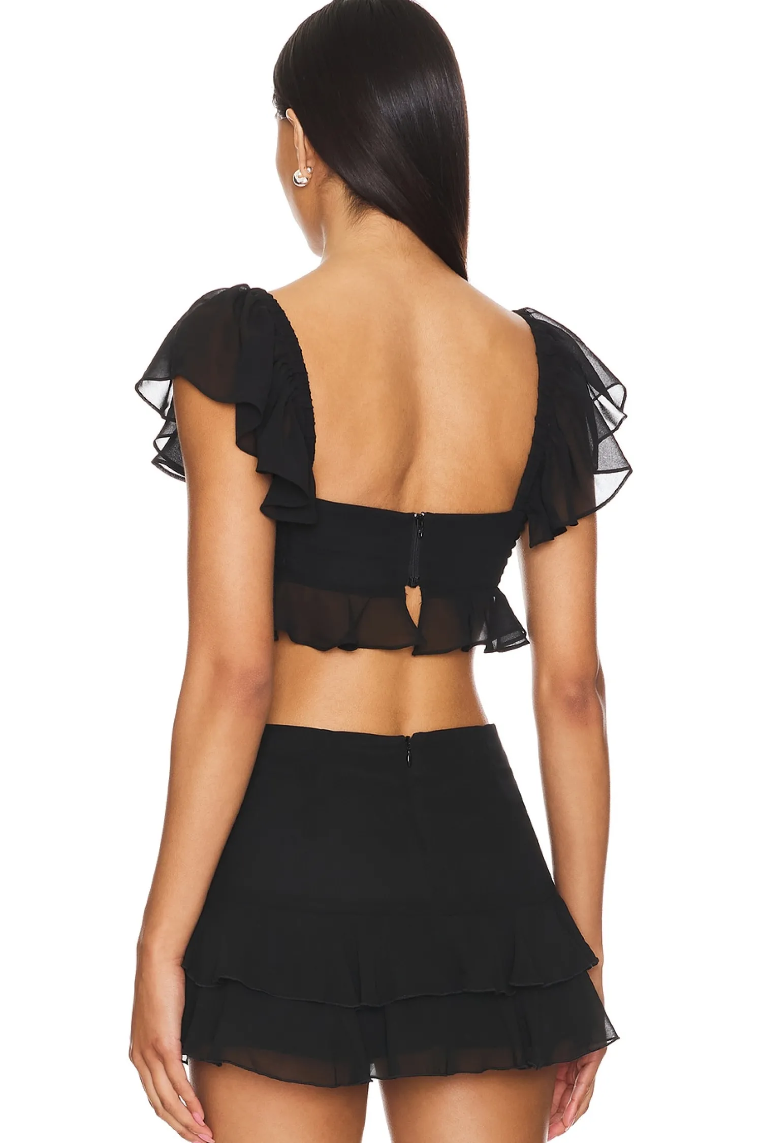 Women Amanda Uprichard Matching Sets>X Revolve Aliyah Crop Top