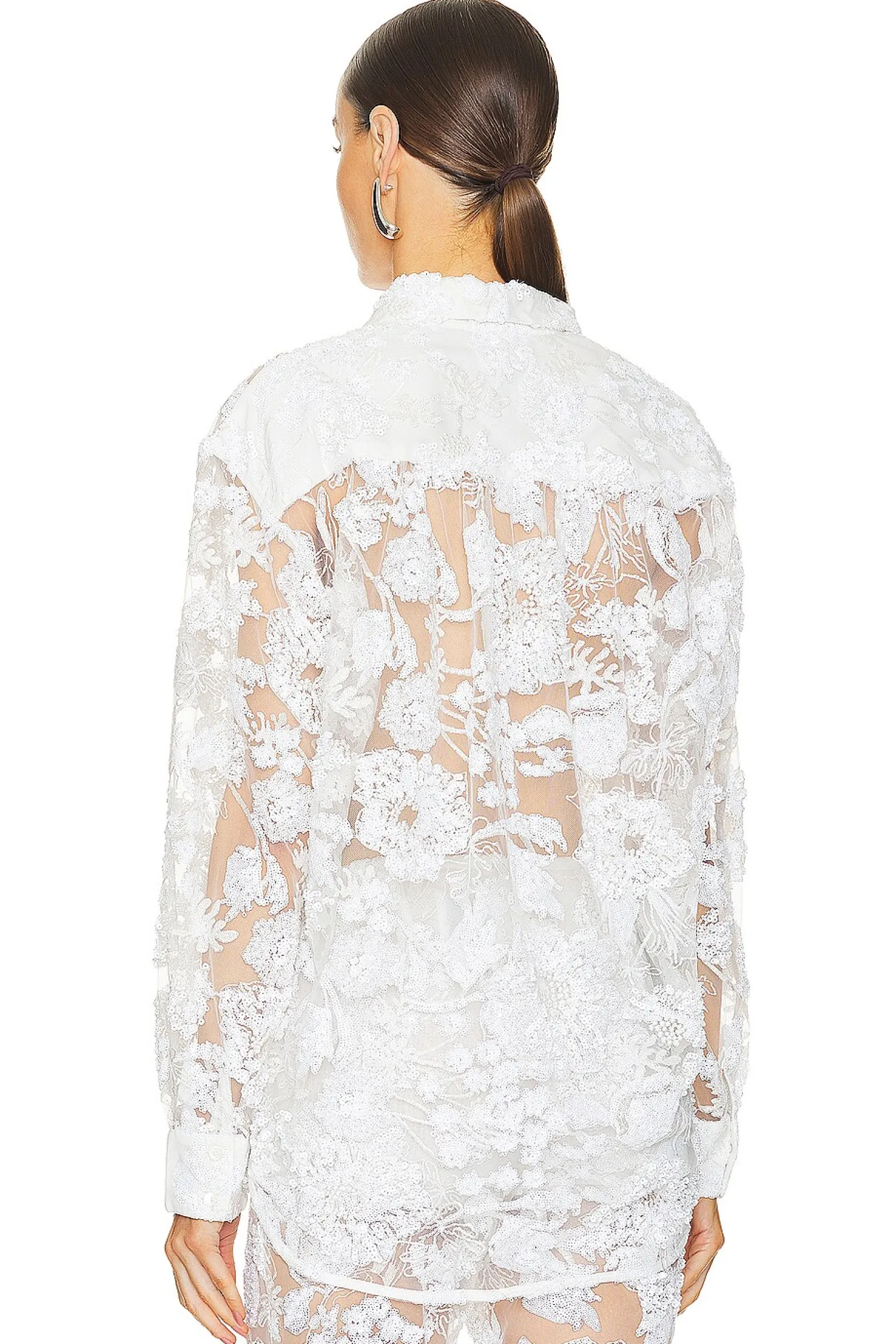 Women AKNVAS Matching Sets>x REVOLVE Cara Embroidered Button Down Blouse