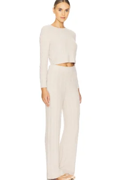 Women Barefoot Dreams Jumpsuits>x REVOLVE CozyChic Lite Cable Pullover & Pant Set