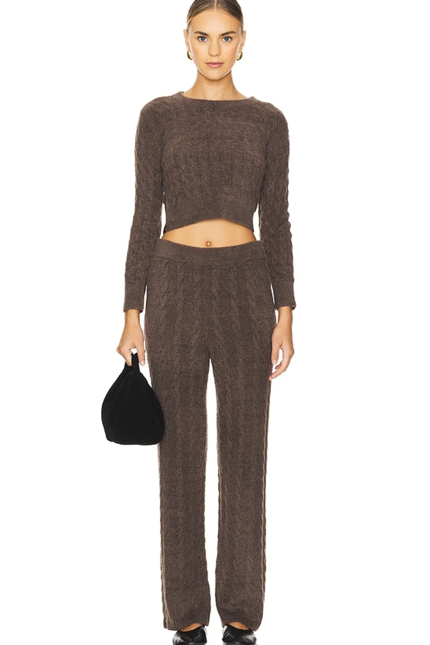 Women Barefoot Dreams Jumpsuits>x REVOLVE CozyChic Lite Cable Pullover & Pant Set