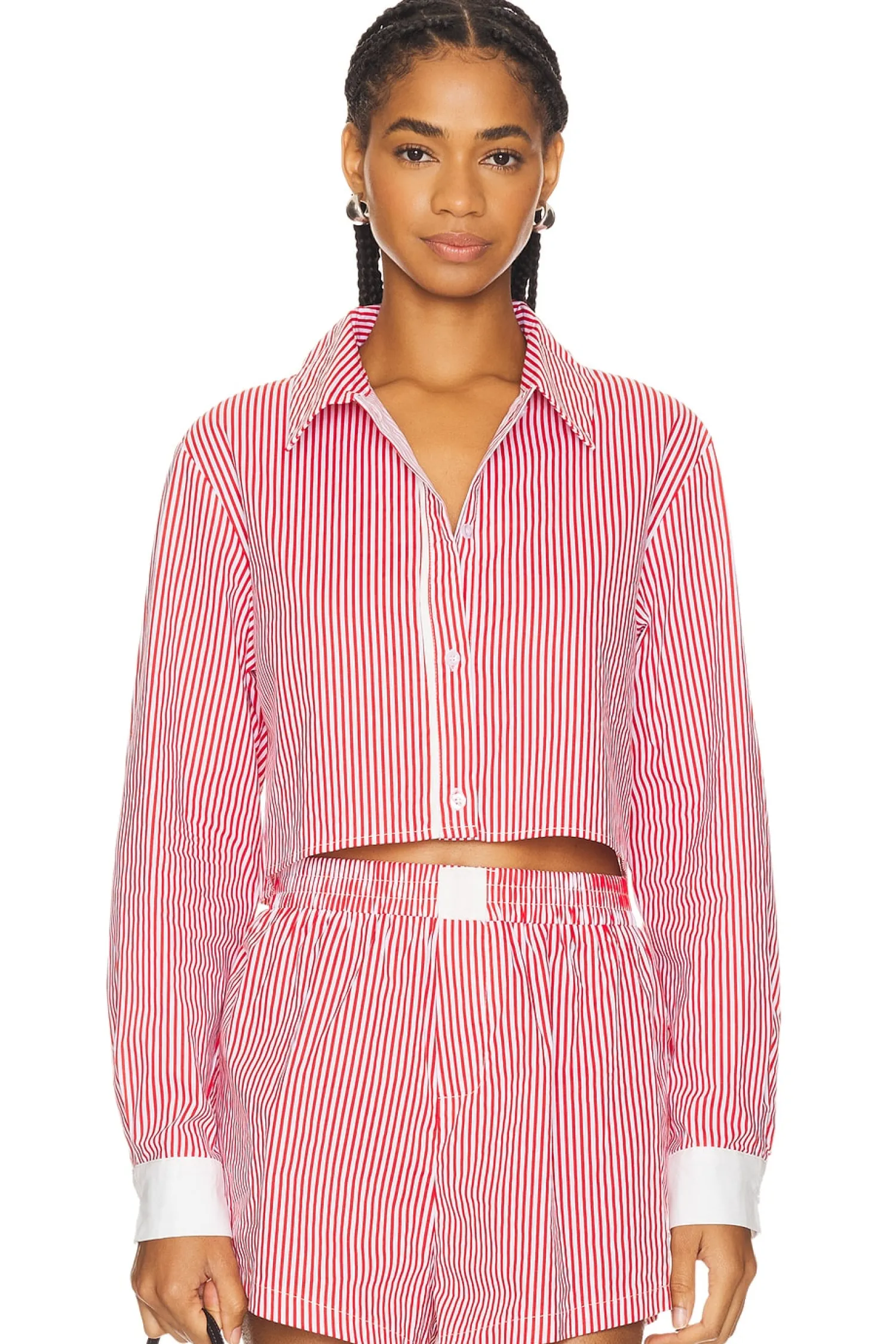 Women SNDYS Matching Sets>X Revolve Darian Stripe Shirt
