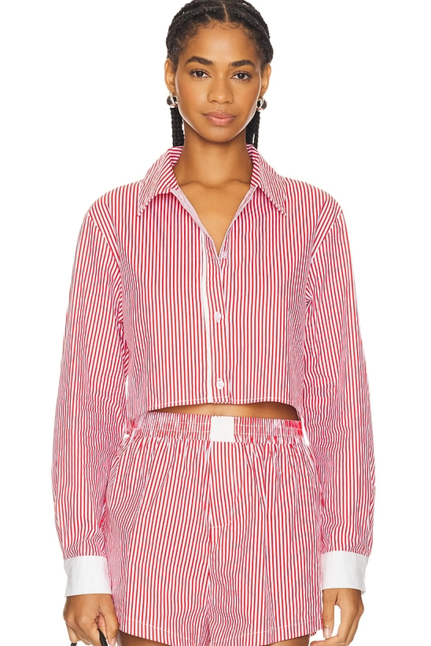 Women SNDYS Matching Sets>X Revolve Darian Stripe Shirt