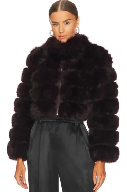 Women Adrienne Landau Jackets & Coats>x REVOLVE Faux Fox Fur Jacket