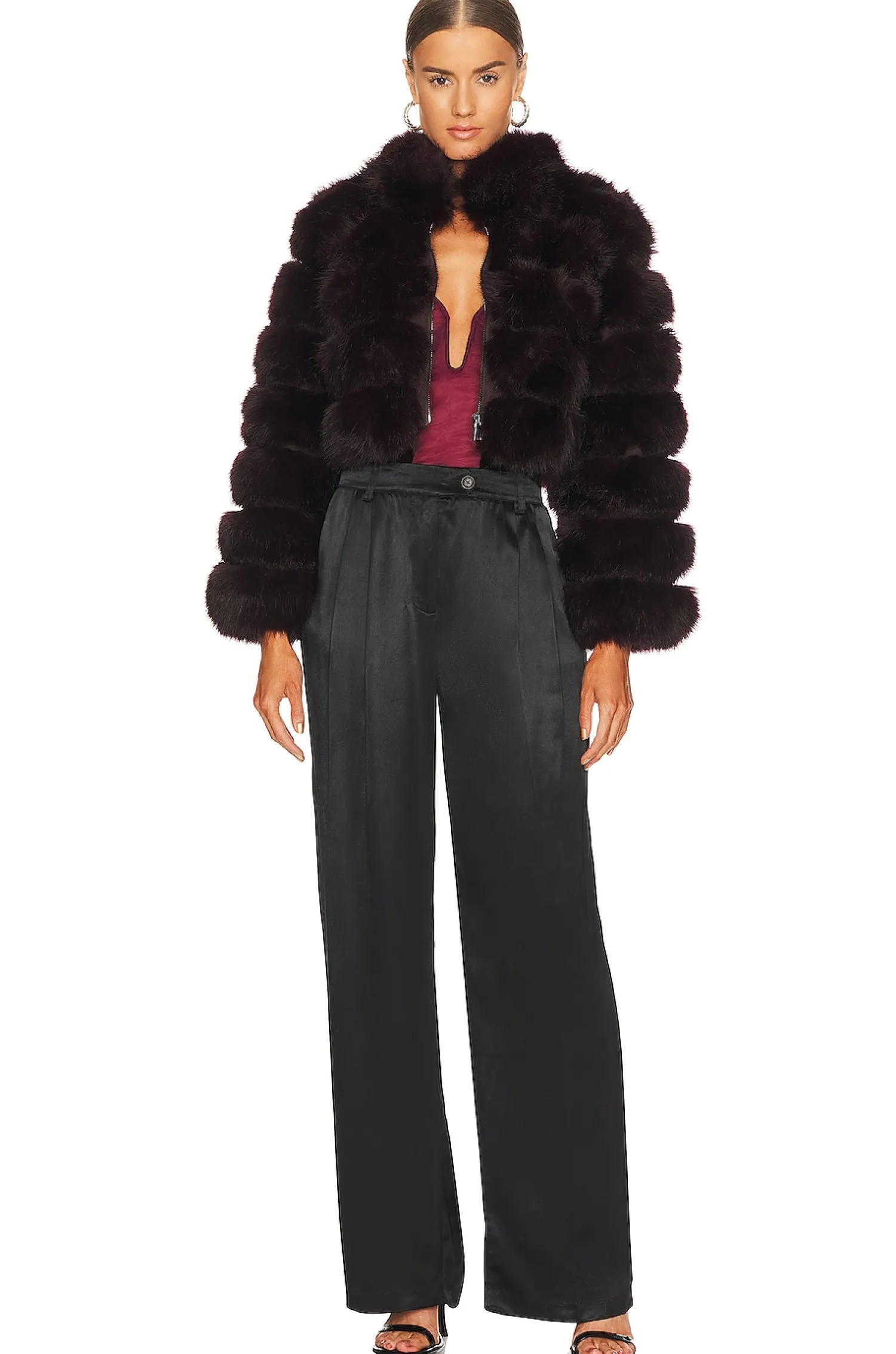 Women Adrienne Landau Jackets & Coats>x REVOLVE Faux Fox Fur Jacket