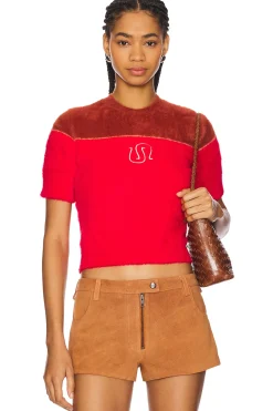 Women Understated Leather Matching Sets>x REVOLVE Fuzzy Sweater