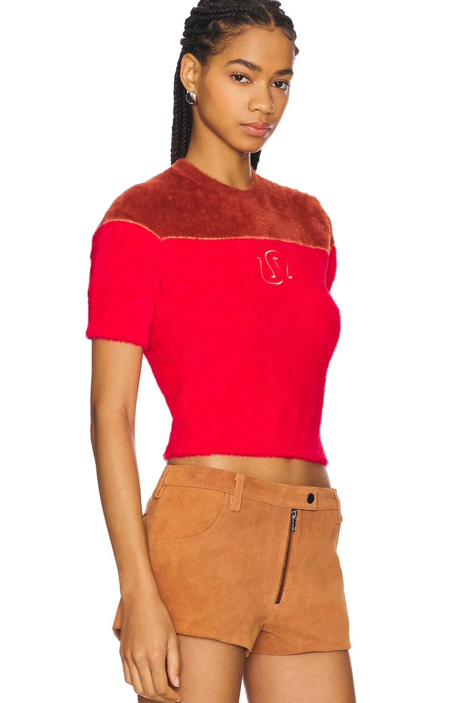 Women Understated Leather Matching Sets>x REVOLVE Fuzzy Sweater