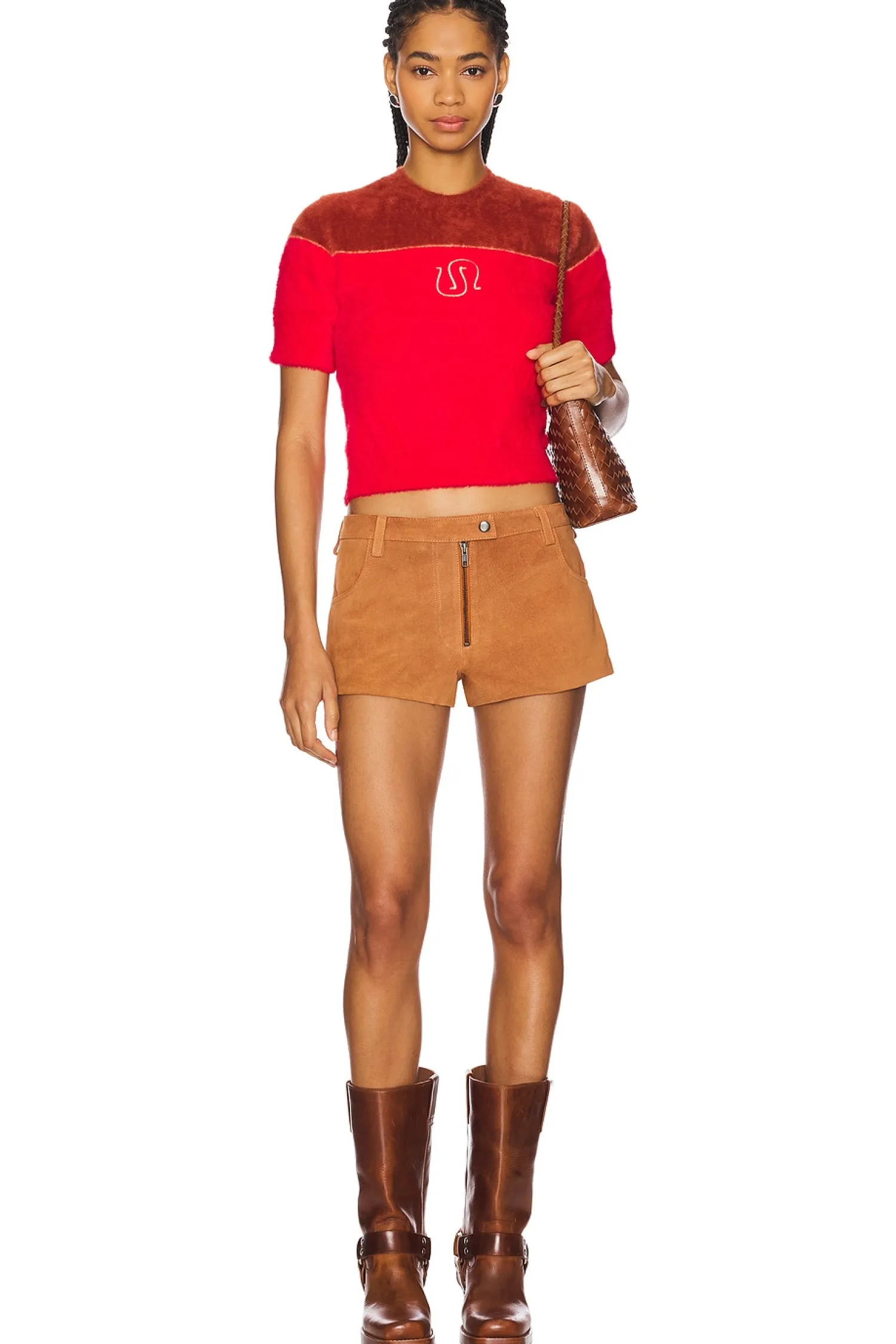 Women Understated Leather Matching Sets>x REVOLVE Fuzzy Sweater