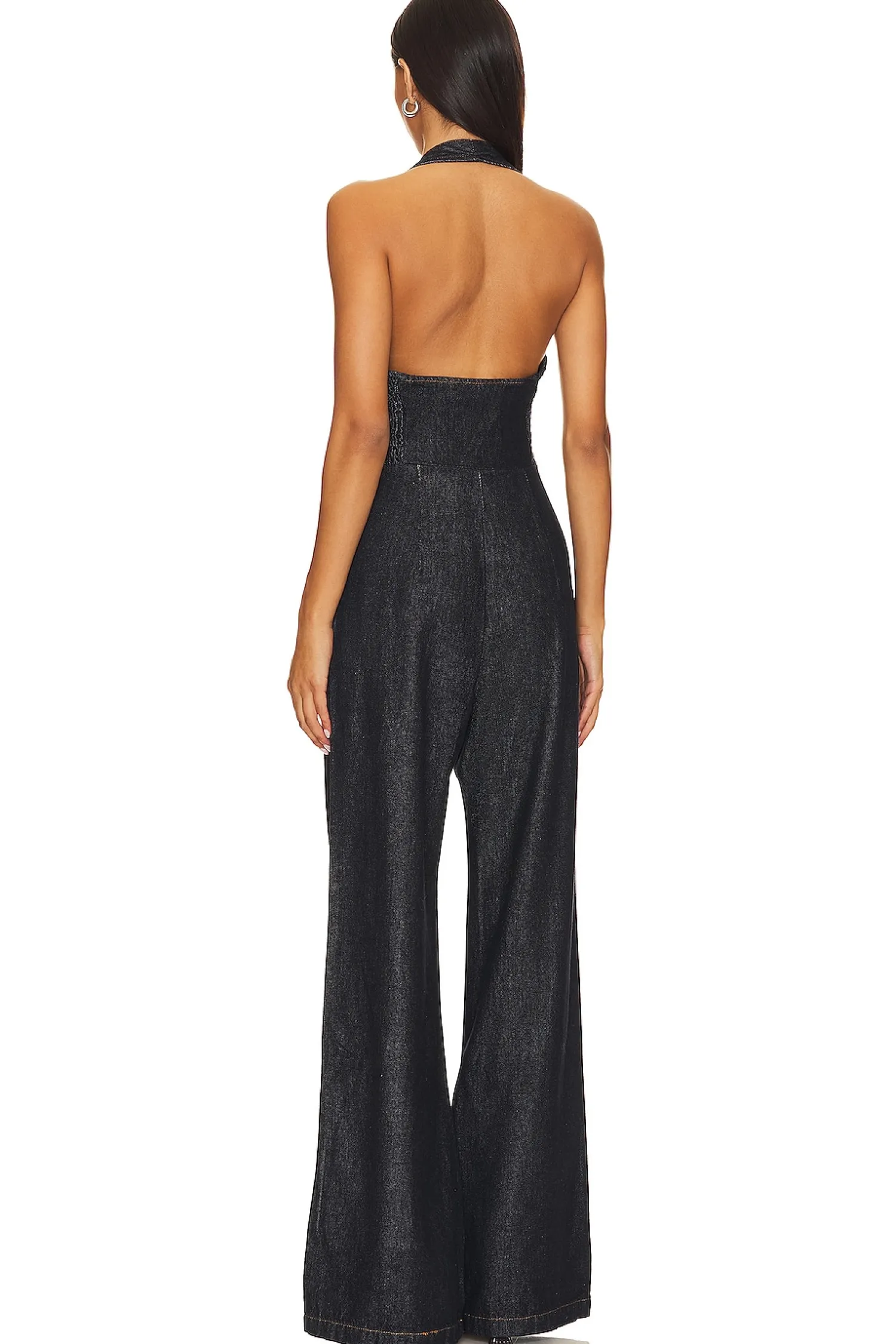 Women Amanda Uprichard Jumpsuits>X Revolve Isadore Denim Jumpsuit