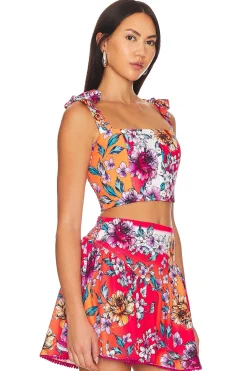 Women Agua Bendita Matching Sets>X Revolve Leah Crop Top