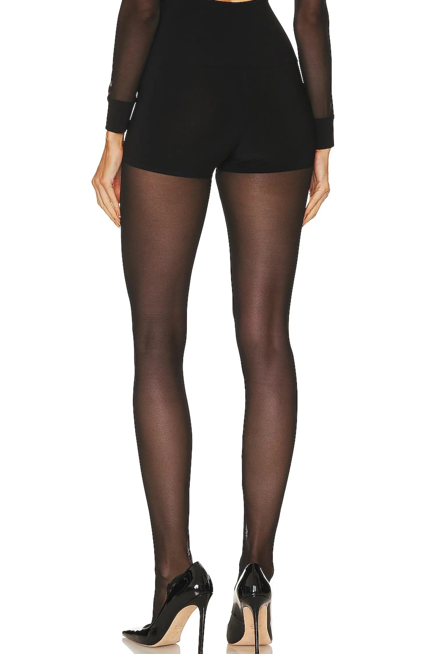 Women Norma Kamali Pants>x REVOLVE Legging With Mesh Bottom Footsie