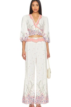 Women Agua Bendita Pants><noscript><img width=