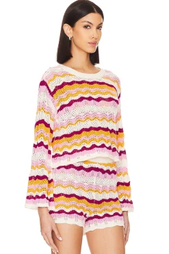 Women LSPACE Matching Sets>X Revolve Sun Ray Sweater