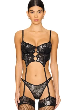 Women Diesel Lingerie & Sleepwear>X Savage Fishnet Bustier