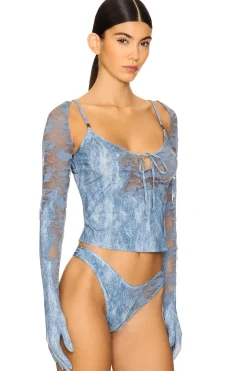 Women Diesel Lingerie & Sleepwear>X Savage Lace Bolero